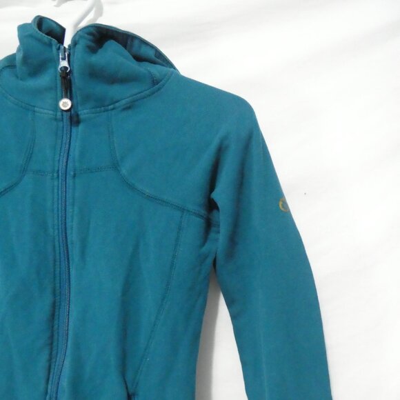 UB SPORTS - Urban Behavior | small | Teal Full-Zip Exercise - Running Hoodie - Picture 6 of 15